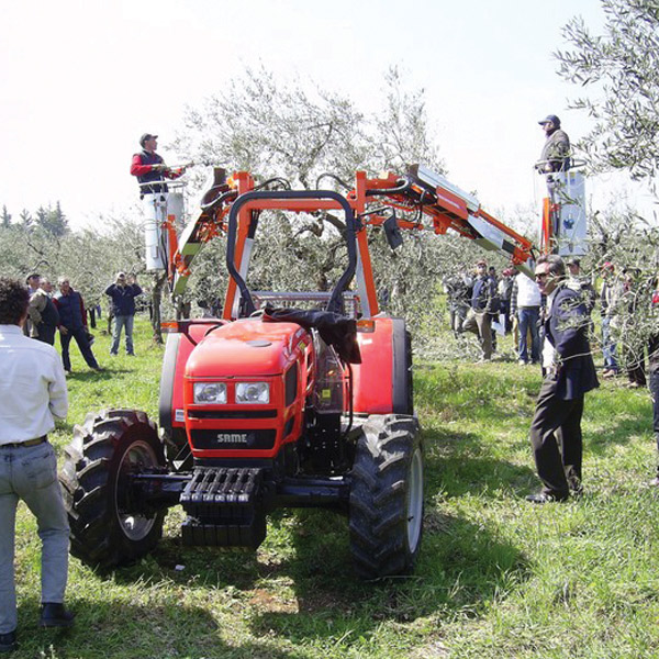 Harvester for fruits double S1